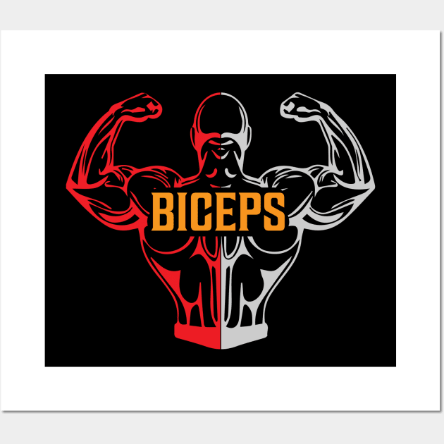 Biceps Muscles Wall Art by Imutobi